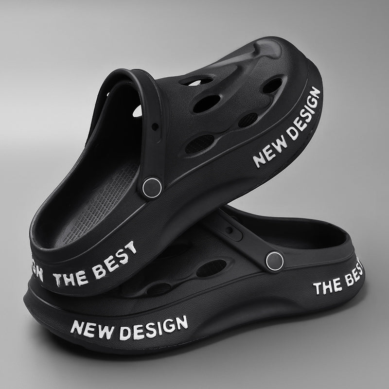 Men's Clogs: Breathable and Non-stuffy for Summer, Suitable for Both Outdoor and Home Use