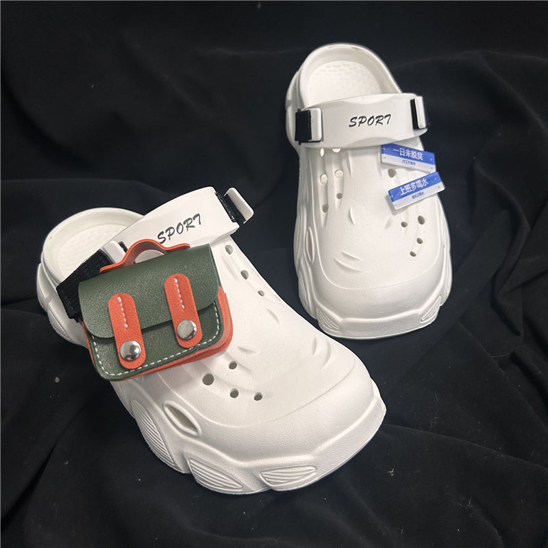 Clog shoes with bag accessories are a type of footwear that combines fashion and practicality.