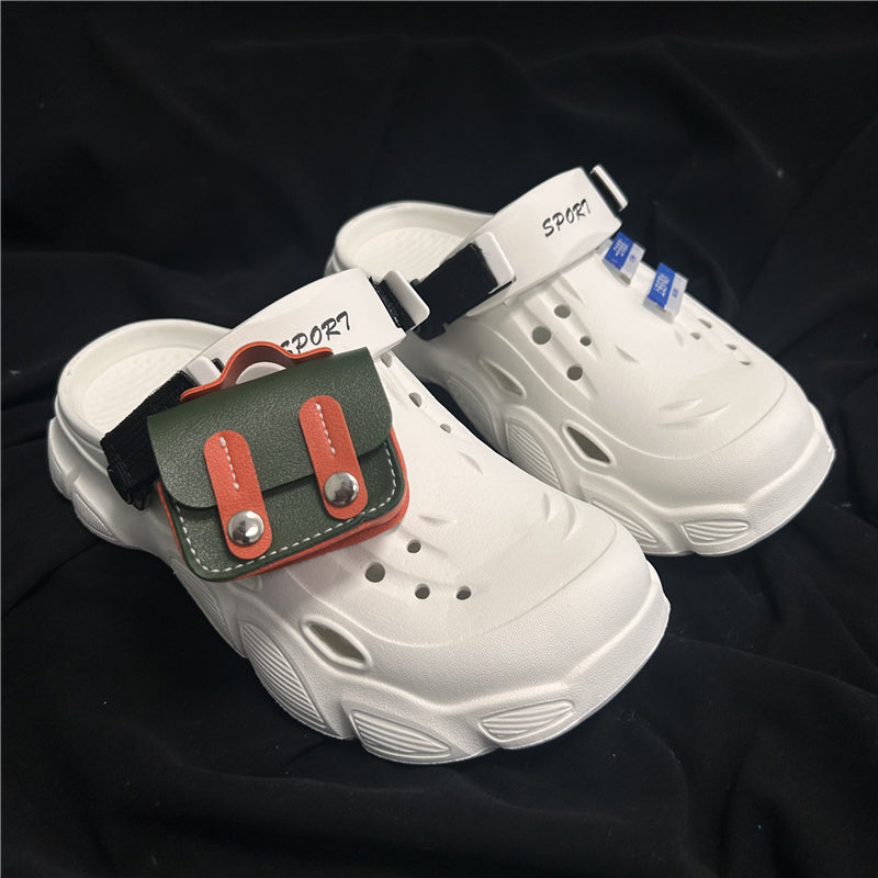 Clog shoes with bag accessories are a type of footwear that combines fashion and practicality.