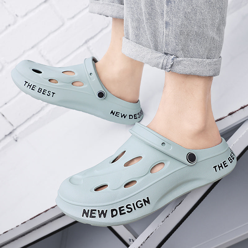 Men's Clogs: Breathable and Non-stuffy for Summer, Suitable for Both Outdoor and Home Use