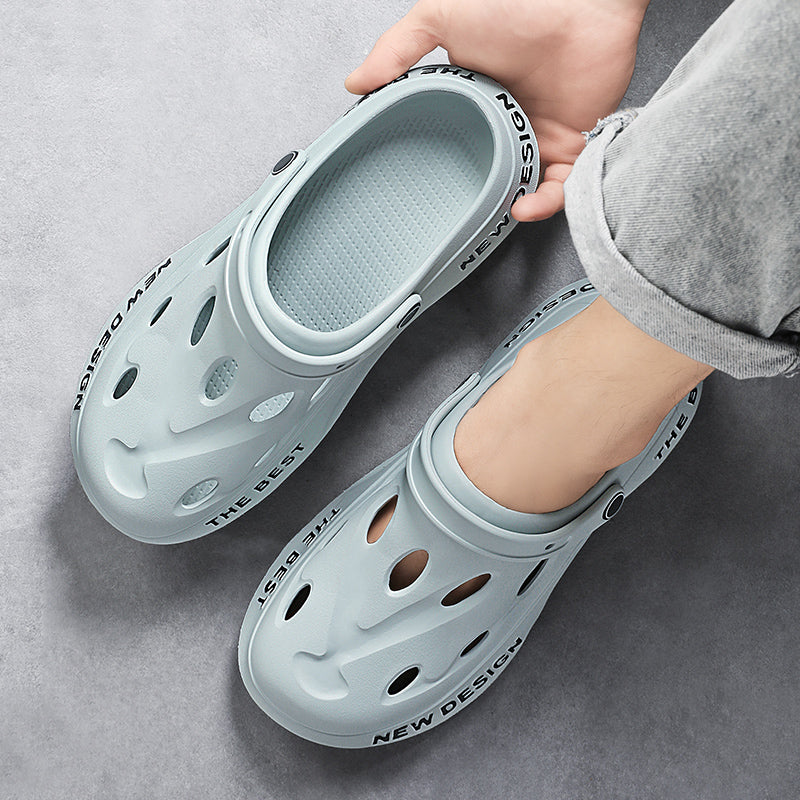 Men's Clogs: Breathable and Non-stuffy for Summer, Suitable for Both Outdoor and Home Use