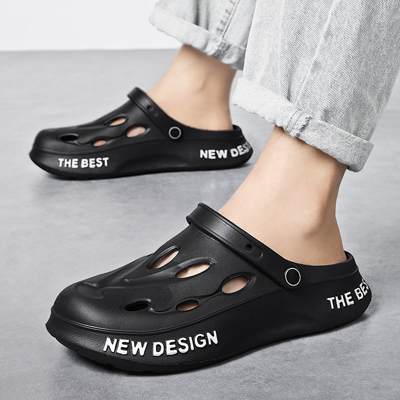 Men's Clogs: Breathable and Non-stuffy for Summer, Suitable for Both Outdoor and Home Use