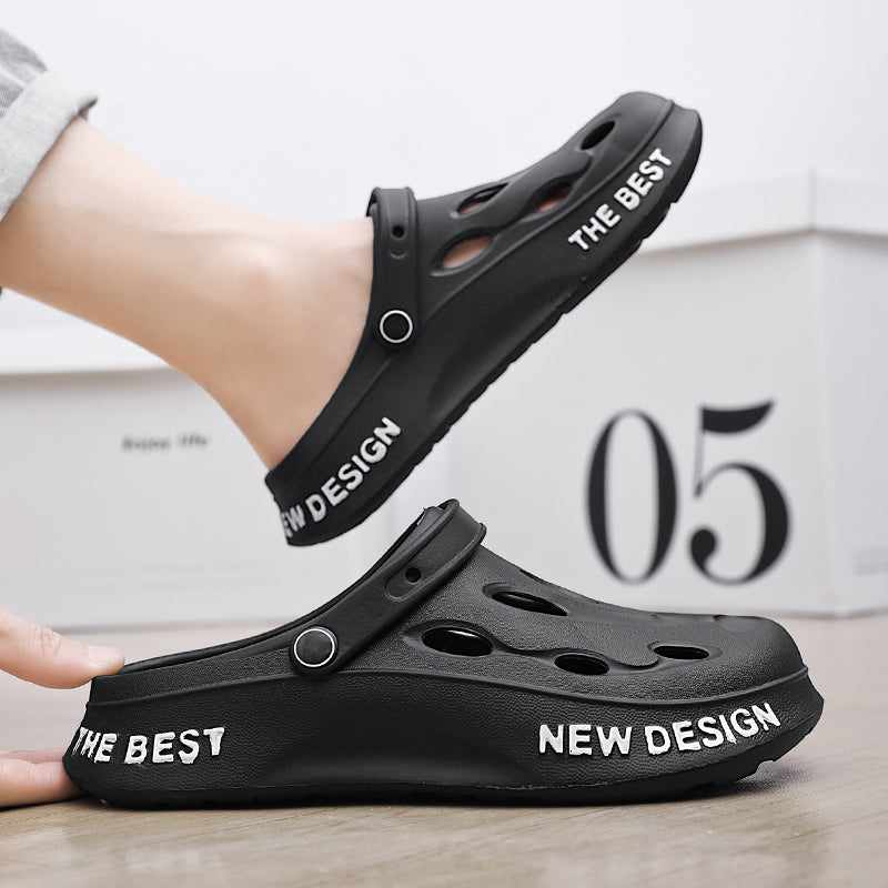 Men's Clogs: Breathable and Non-stuffy for Summer, Suitable for Both Outdoor and Home Use