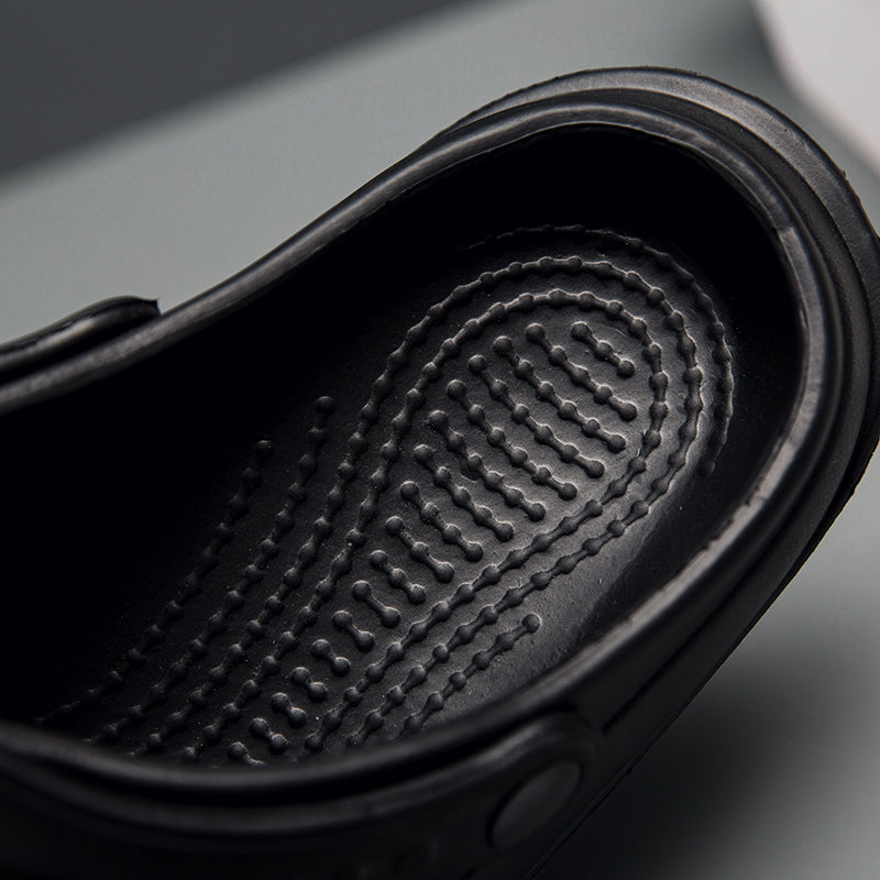 Men's DIY Headphone Dog Set Clogs: Unique Styling, Fun Underfoot