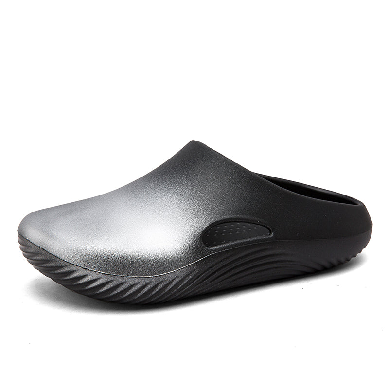 DIY shoe flower earphones dog shoes men's non-slip clogs beach beach slip-on design