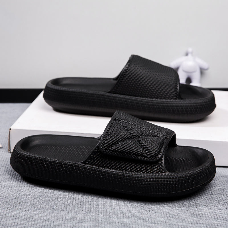 Adjustable Velcro Slippers: Tightness Adjustable at Will, Suitable for Both Wide and Narrow Feet