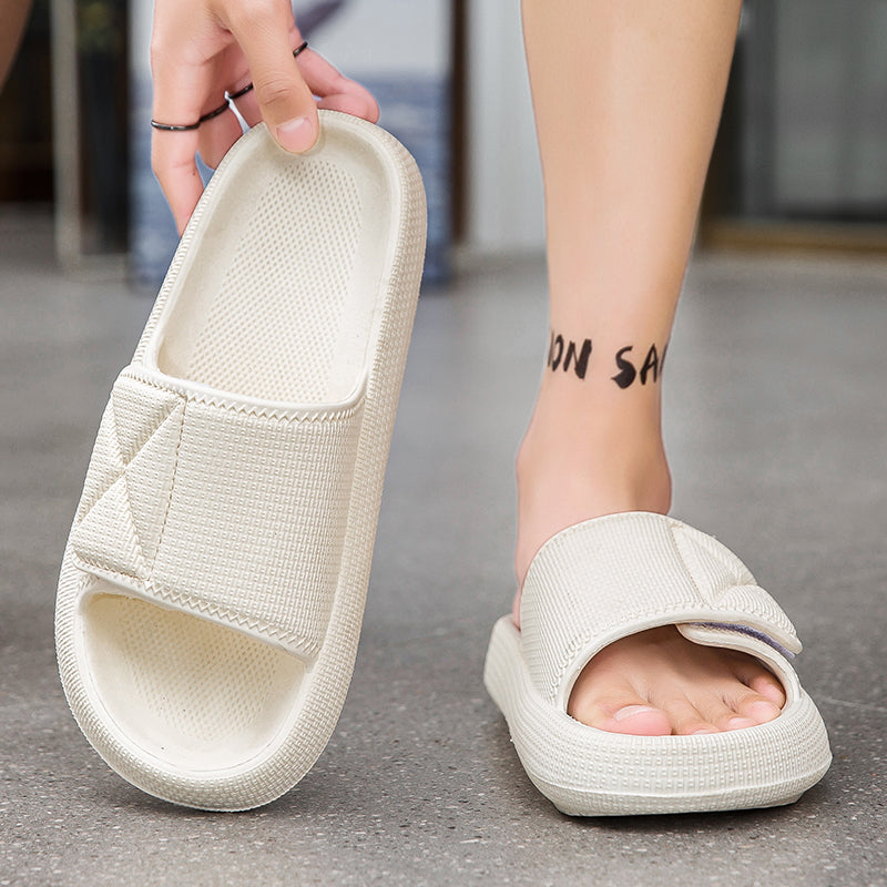 Adjustable Velcro Slippers: Tightness Adjustable at Will, Suitable for Both Wide and Narrow Feet