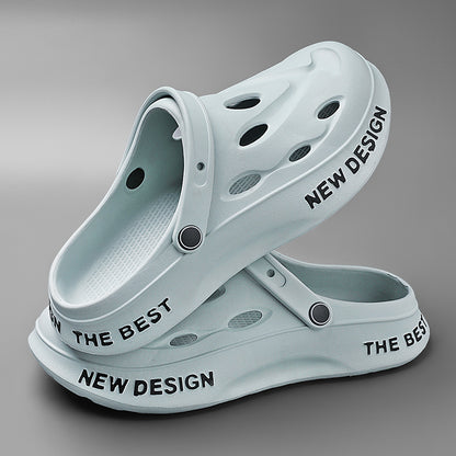 Men's Clogs: Breathable and Non-stuffy for Summer, Suitable for Both Outdoor and Home Use