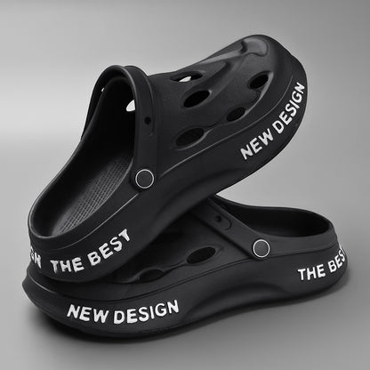 Men's Clogs: Breathable and Non-stuffy for Summer, Suitable for Both Outdoor and Home Use