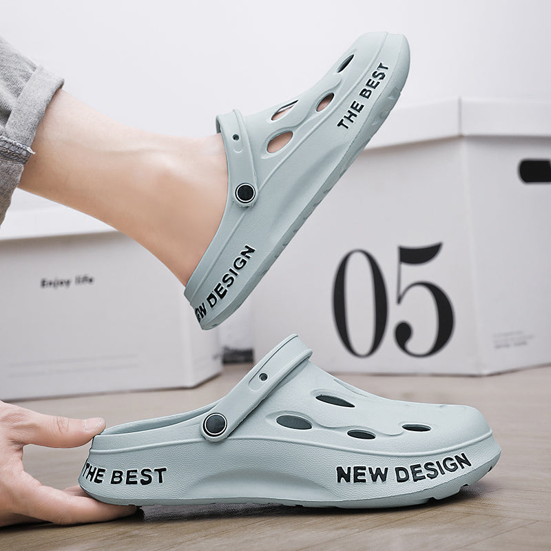Men's Clogs: Breathable and Non-stuffy for Summer, Suitable for Both Outdoor and Home Use