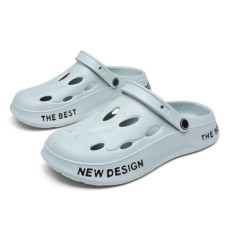 Men's Clogs: Breathable and Non-stuffy for Summer, Suitable for Both Outdoor and Home Use