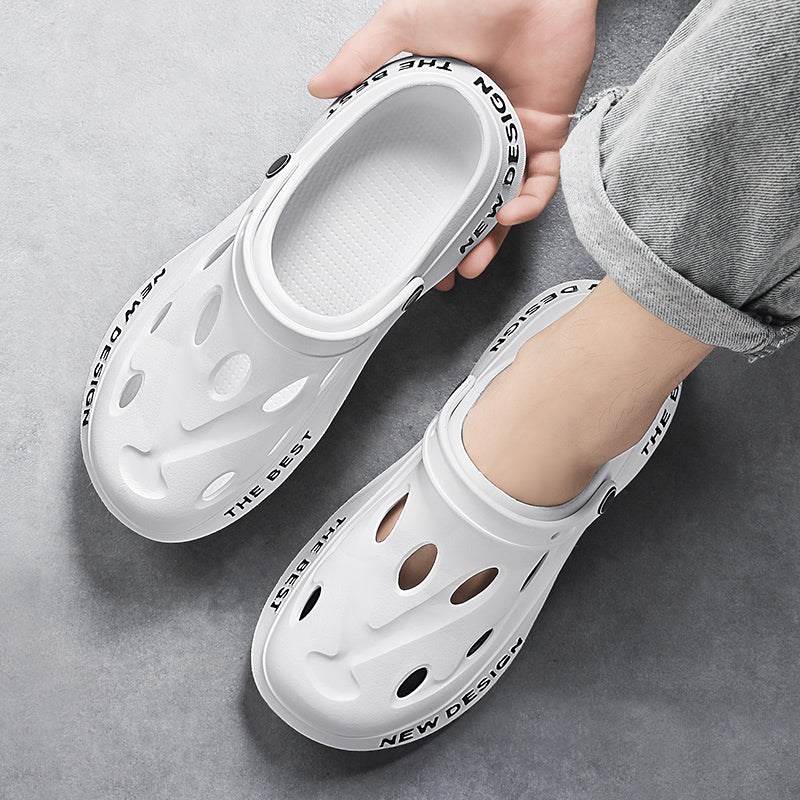 Men's Clogs: Breathable and Non-stuffy for Summer, Suitable for Both Outdoor and Home Use