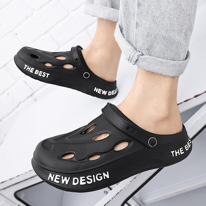 Men's Clogs: Breathable and Non-stuffy for Summer, Suitable for Both Outdoor and Home Use