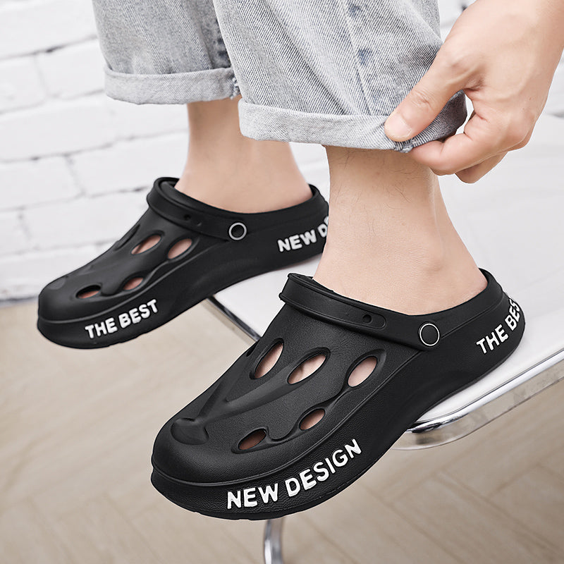 Men's Clogs: Breathable and Non-stuffy for Summer, Suitable for Both Outdoor and Home Use