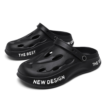 Men's Clogs: Breathable and Non-stuffy for Summer, Suitable for Both Outdoor and Home Use