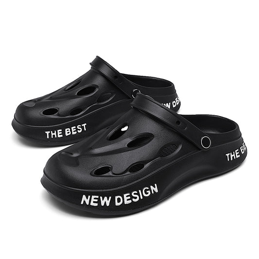 Men's Clogs: Breathable and Non-stuffy for Summer, Suitable for Both Outdoor and Home Use