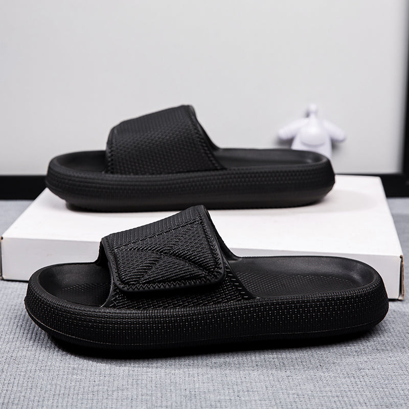 Adjustable Velcro Slippers: Tightness Adjustable at Will, Suitable for Both Wide and Narrow Feet