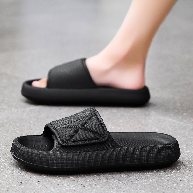 Adjustable Velcro Slippers: Tightness Adjustable at Will, Suitable for Both Wide and Narrow Feet