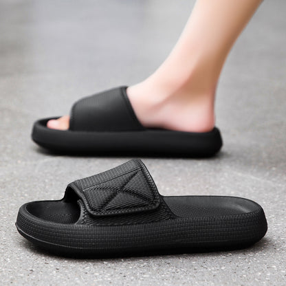 Adjustable Velcro Slippers: Tightness Adjustable at Will, Suitable for Both Wide and Narrow Feet