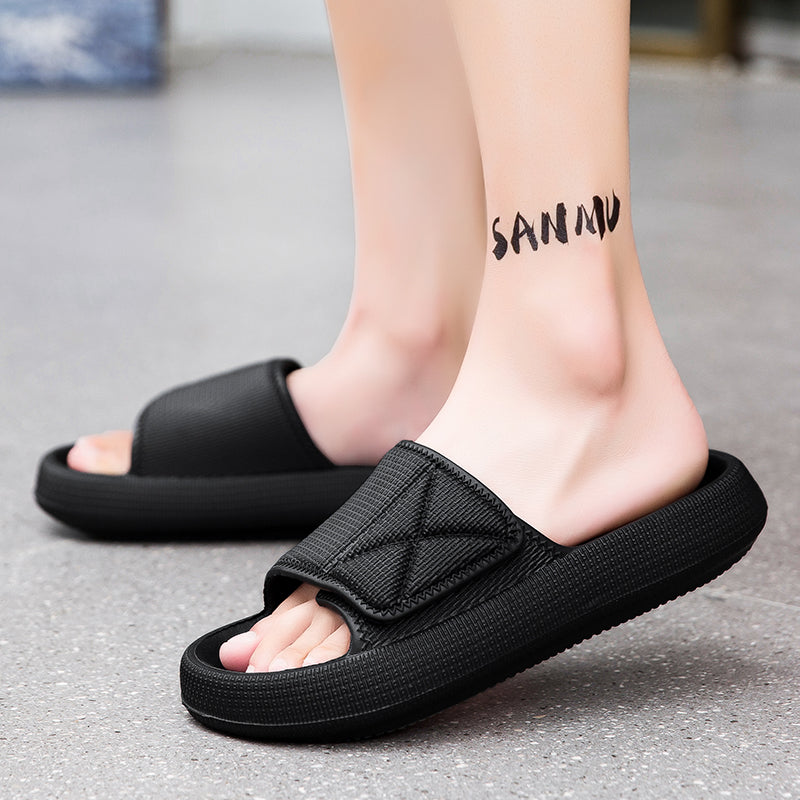Adjustable Velcro Slippers: Tightness Adjustable at Will, Suitable for Both Wide and Narrow Feet
