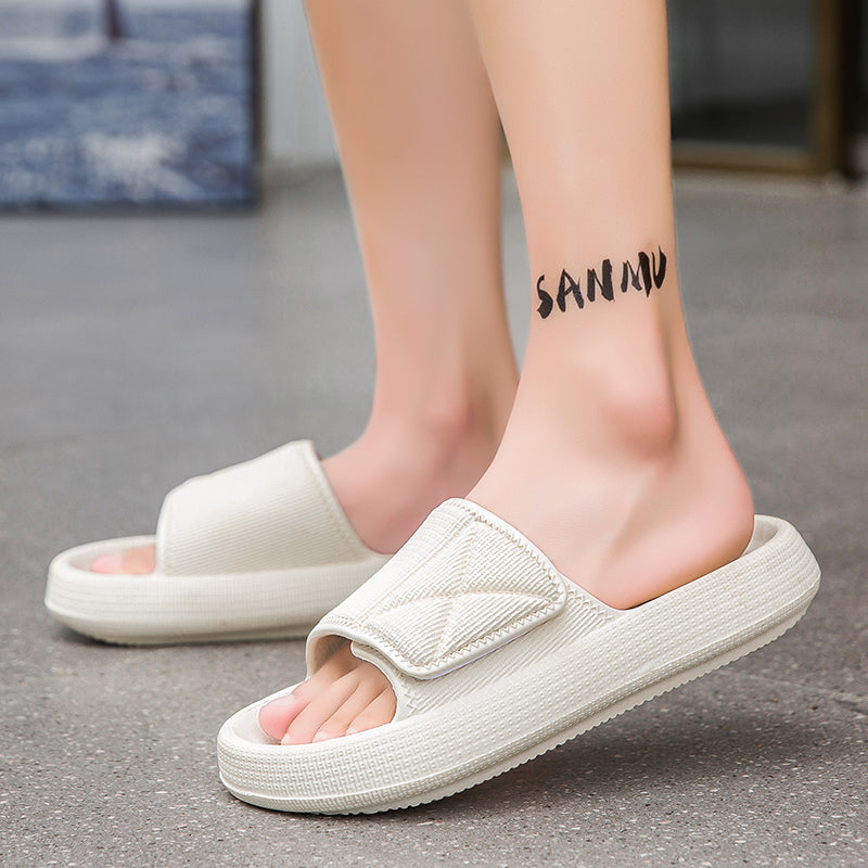 Adjustable Velcro Slippers: Tightness Adjustable at Will, Suitable for Both Wide and Narrow Feet