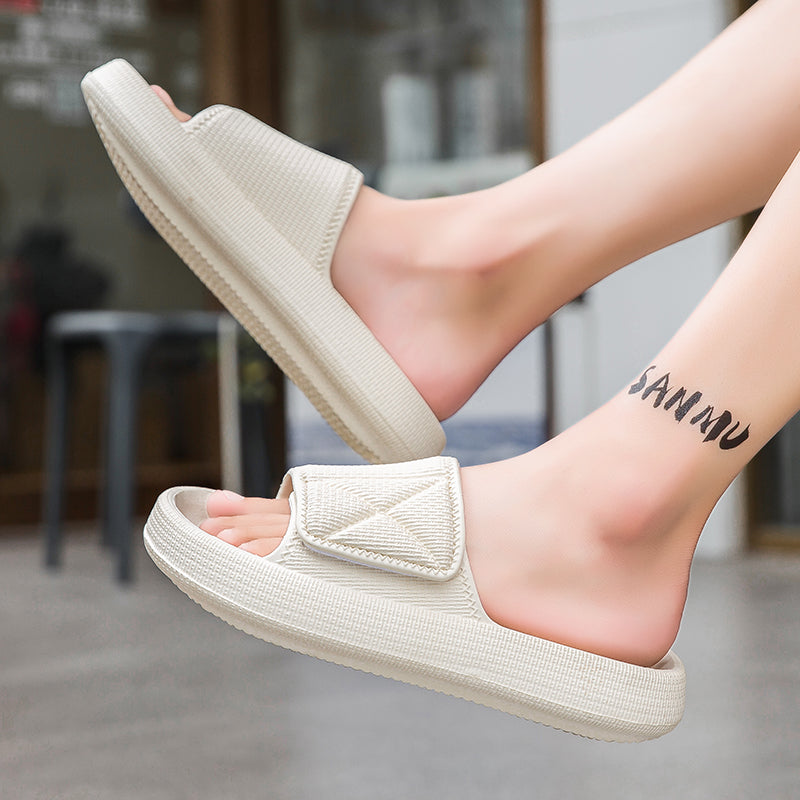 Adjustable Velcro Slippers: Tightness Adjustable at Will, Suitable for Both Wide and Narrow Feet